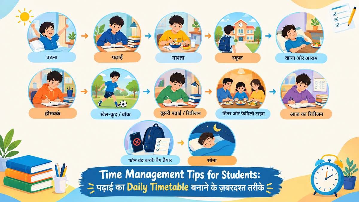 Time Management Tips For Students: पढ़ाई में मन नहीं लगता? अपनाएं ये 7 Time Management Tips 1 Time Management Tips For Students
